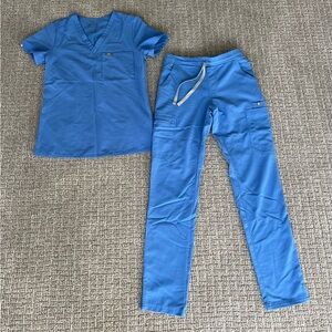 Women’s Figs Scrub Set - Ceil Blue - Size XXS